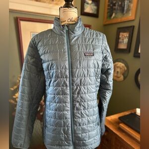 Patagonia Women's Blue Quilted Jacket